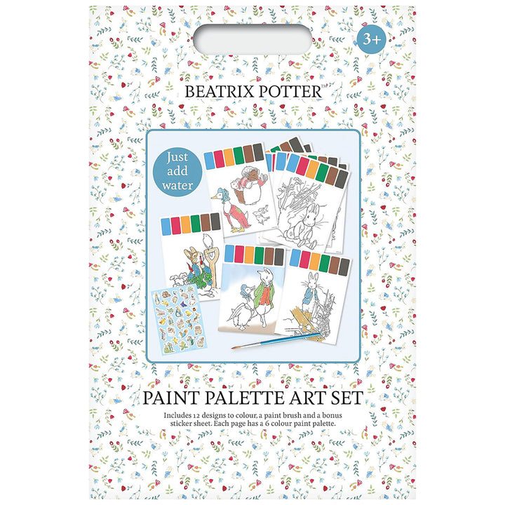 Peter Rabbit & Friends | Beatrix Potter | Colouring Set with Crayons & Stickers