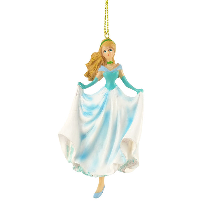 Cinderella with One Shoe | Hanging Fairytale Christmas Ornament | Gisela Graham