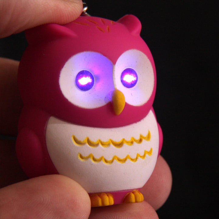 Bright Owl Keyring | Torch & Hooting Sound | Single | Mini Gift | Cracker Filler