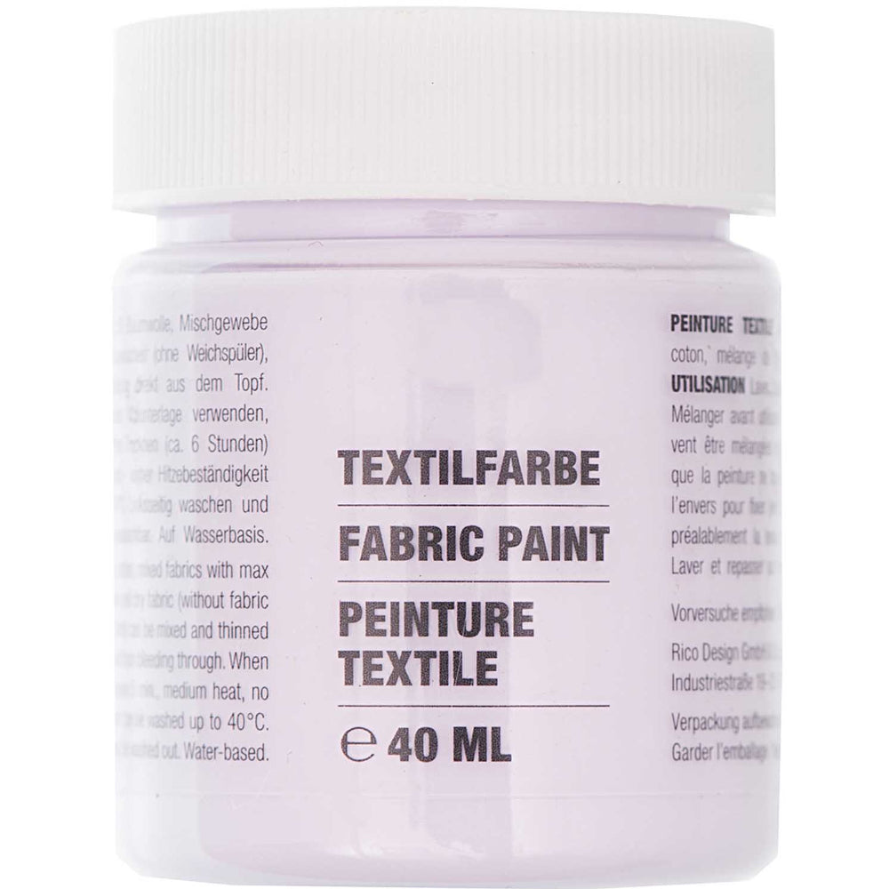 40ml Fabric Paint | Ideal for Light Fabrics | Choose A Colour