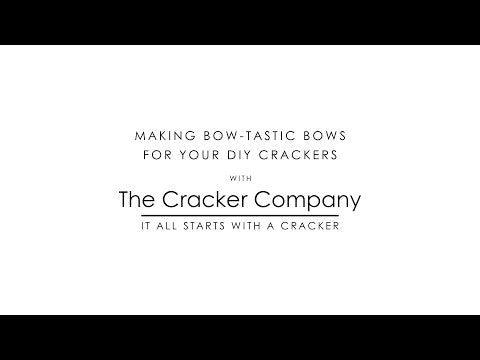 Mr & Mrs Classic Wedding | 6 Large Bowtastic Crackers | Make & Fill Your Own