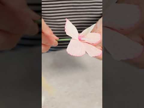 Freestanding Pastel Sprays | Crepe Paper Flower Making Craft Kit for Adults