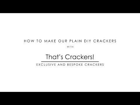 Black | Small Crackers | Make & Fill Your Own Crackers | Eco Recyclable