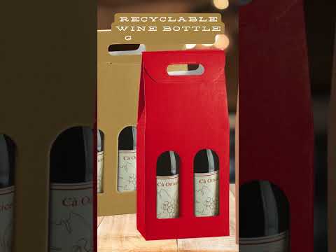 Wine Bottle Gift Boxes | Choose 1 to 4 Bottles | Selection of Colours | Recyclable