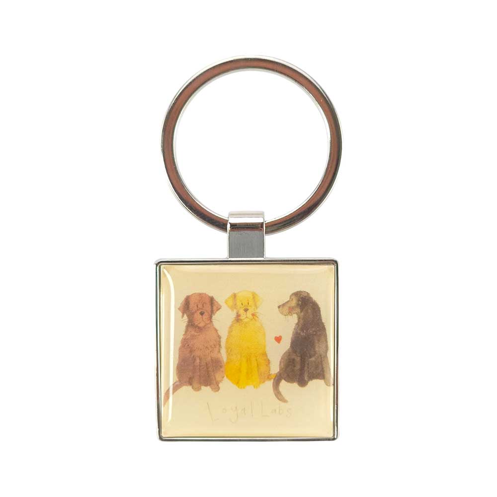 Loyal Labs | Labradors | Metal Keyring | Mini Gift | Cracker Filler