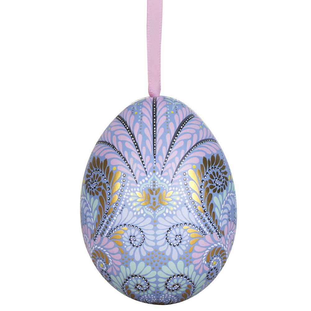 Sara Miller | Two Part Hanging Easter Egg | Fillable Tin | 7cm