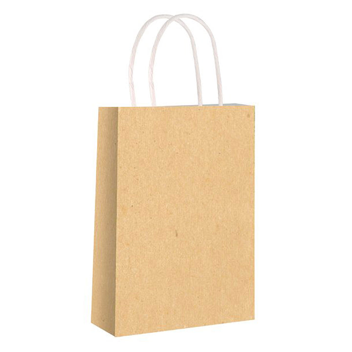 Paper Party Bags with Paper Handles | Choice of Colours | Recyclable | 21x14x7cm