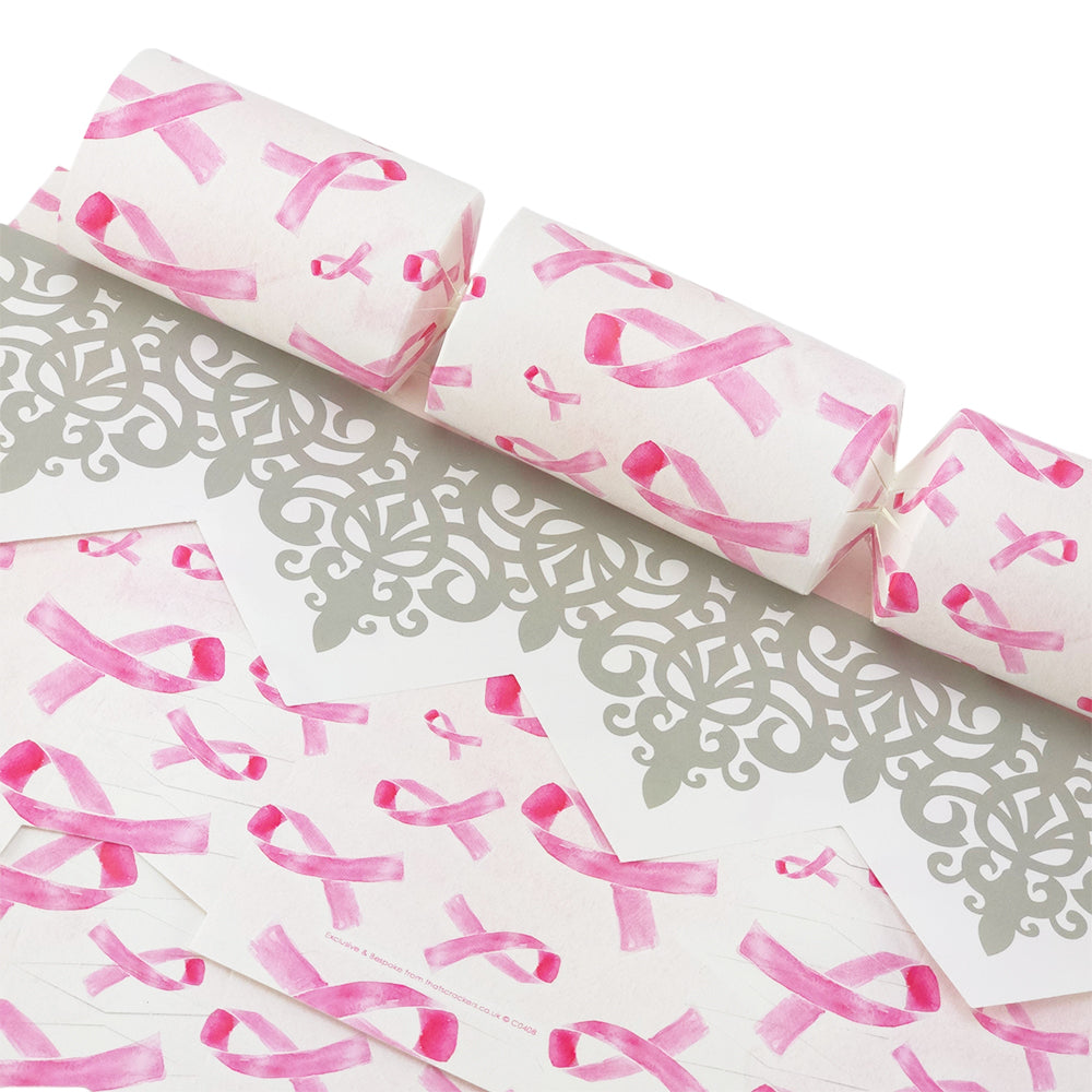 Pink Ribbon | Cracker Making Craft Kit | Make Your Own