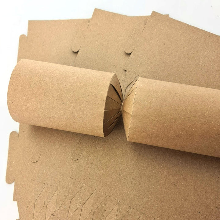 Natural Recycled Kraft | Basic Make & Fill Your Own Crackers | Cracker Craft Kit