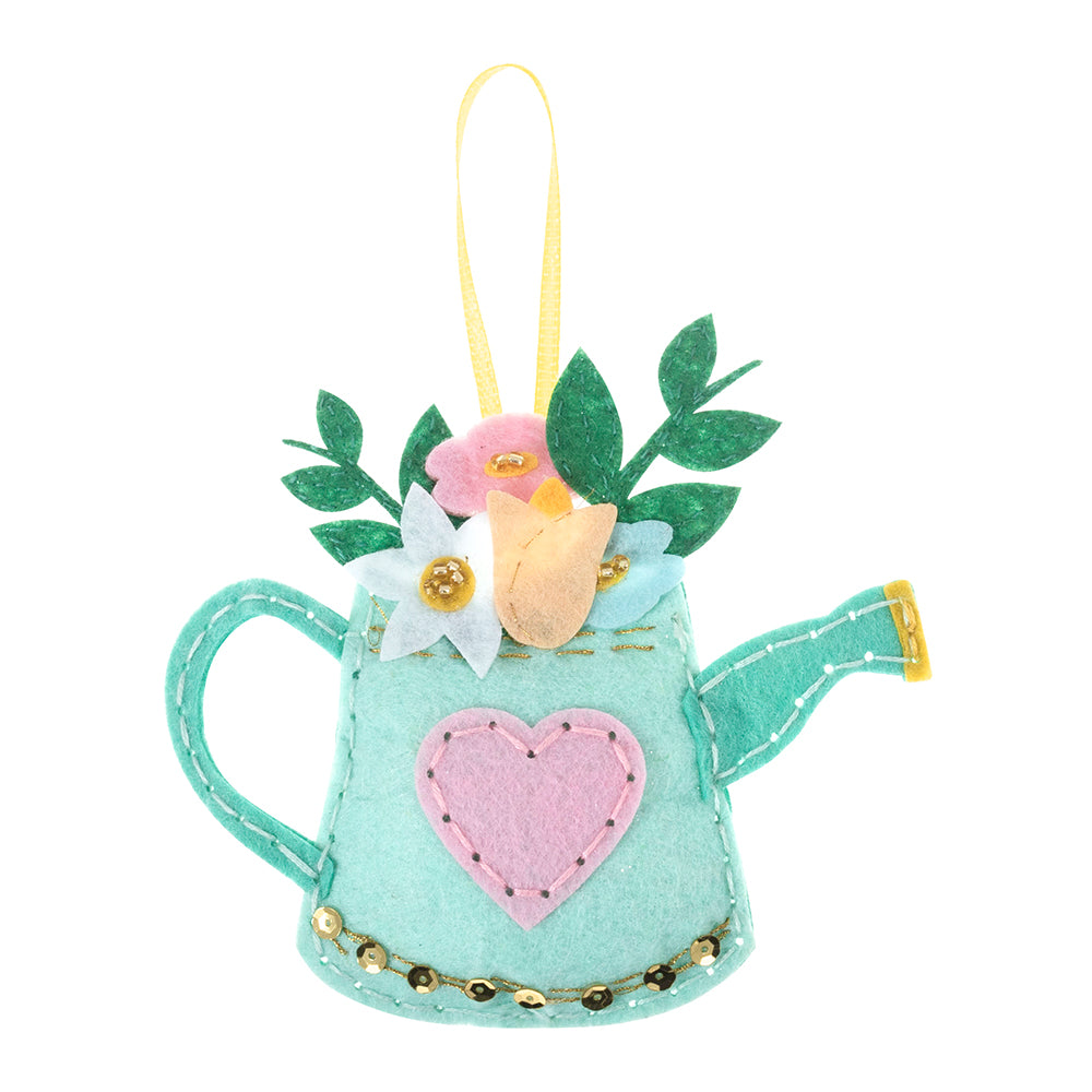 Watering Can | Felt Sewing Kit | Hanging Ornament | Adults & Older Kids