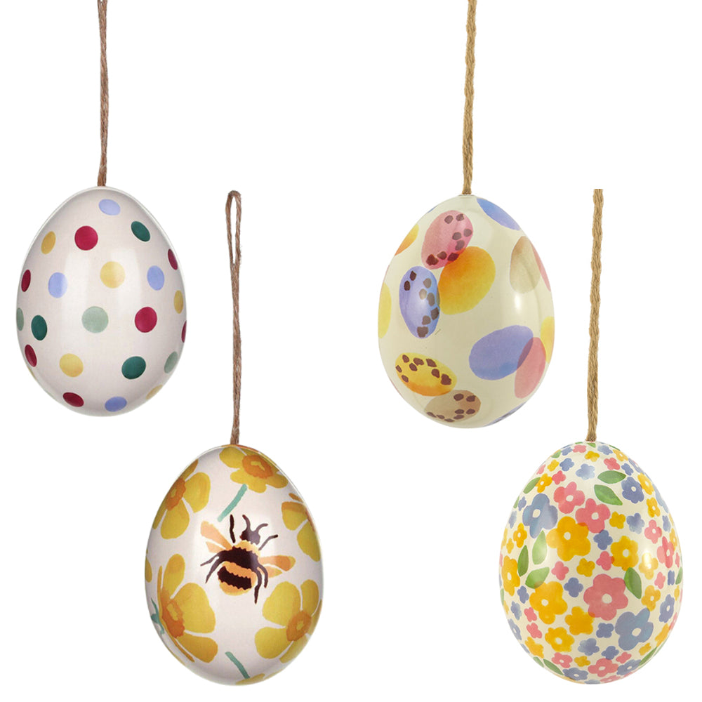 Emma Bridgewater | Two Part Hanging Easter Egg | Fillable Tin | 7cm