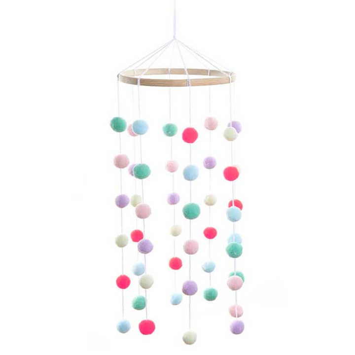 Pastel Shades | Pom Pom Mobile Making | Complete Craft Kit