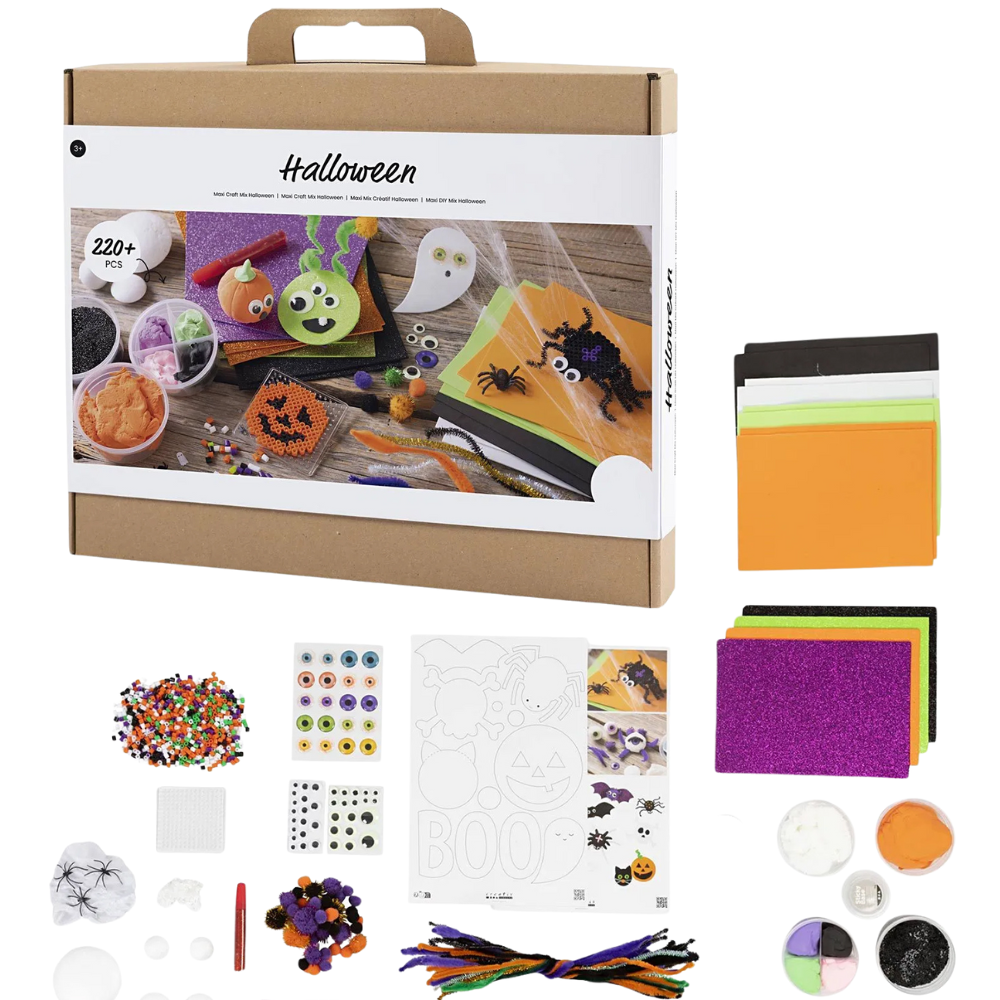 Kids Halloween Craft Compendium | Foam, Beads, Eyes, Clay & More