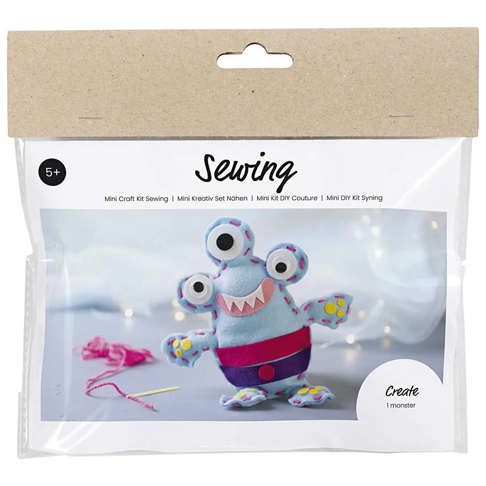 Felt Monster | Mini Craft Kit Sewing Kit for Kids