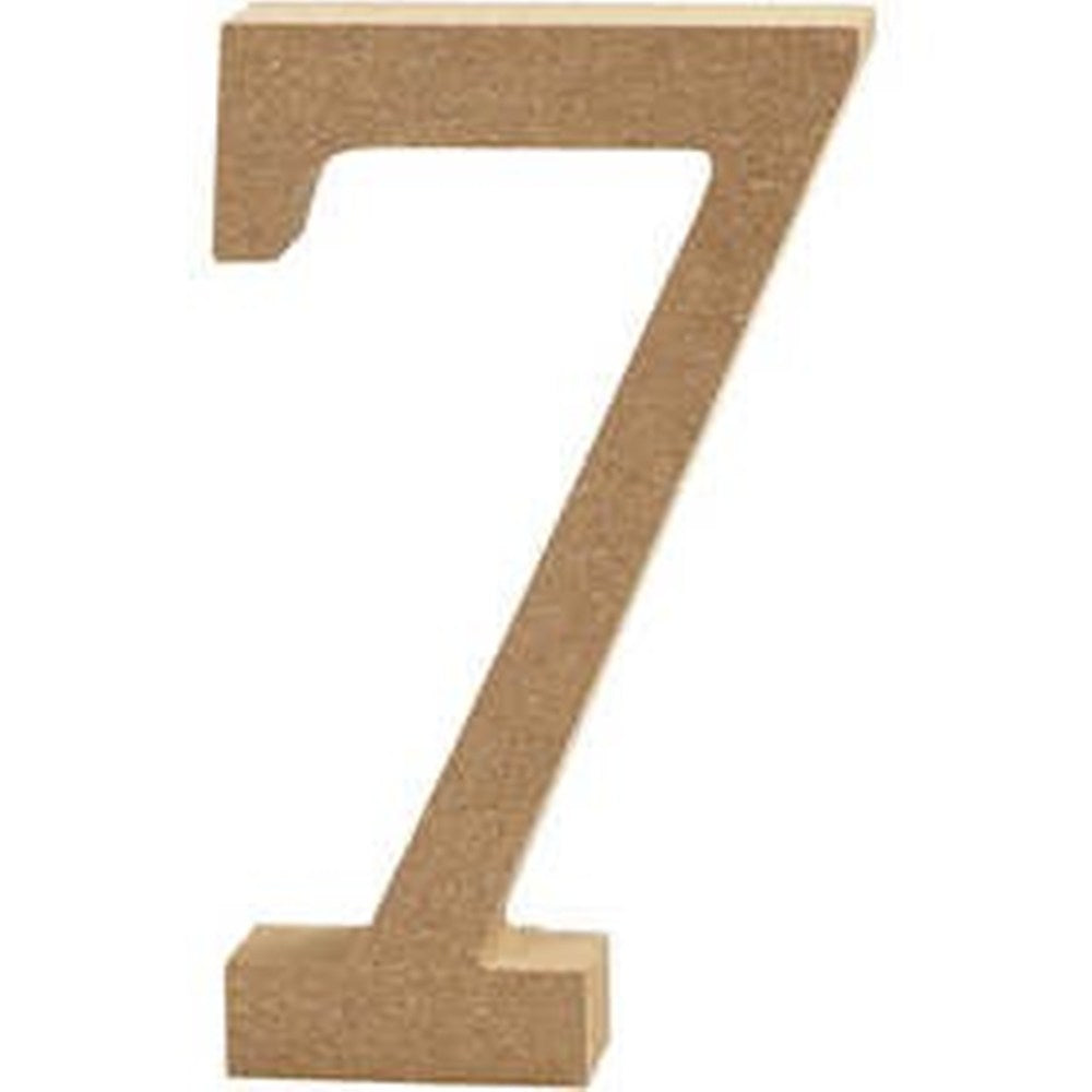 Medium 8cm Wooden MDF Letters, Numbers & Symbols | Wood Shapes for Crafts