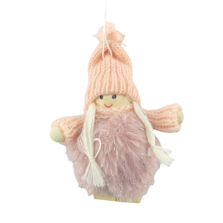 Pastel Pom Pom Style Skandi Christmas Tree Ornament | Single | Cracker Filler