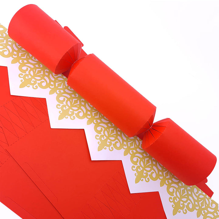 Bright Red | Cracker Making DIY Craft Kits | Make Your Own | Eco Recyclable