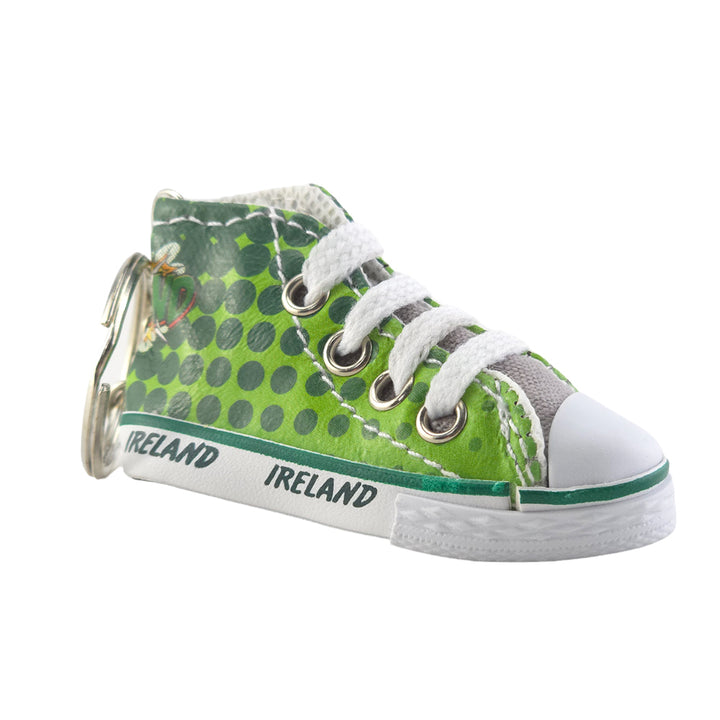 Ireland | Pop Art Canvas High Top Trainer Keyring | Mini Gift | Cracker Filler