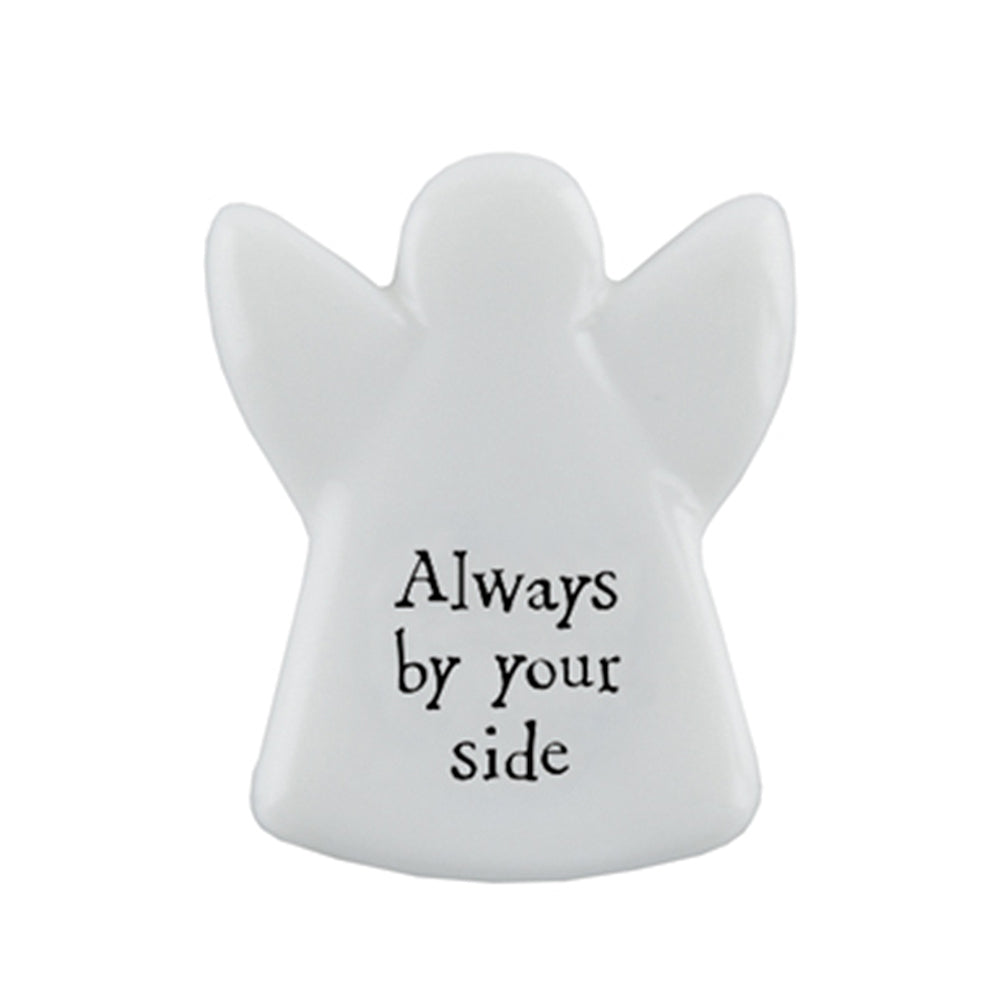 Always By Your Side | Guardian Angel | Ceramic Token | Cracker Filler | Mini Gift