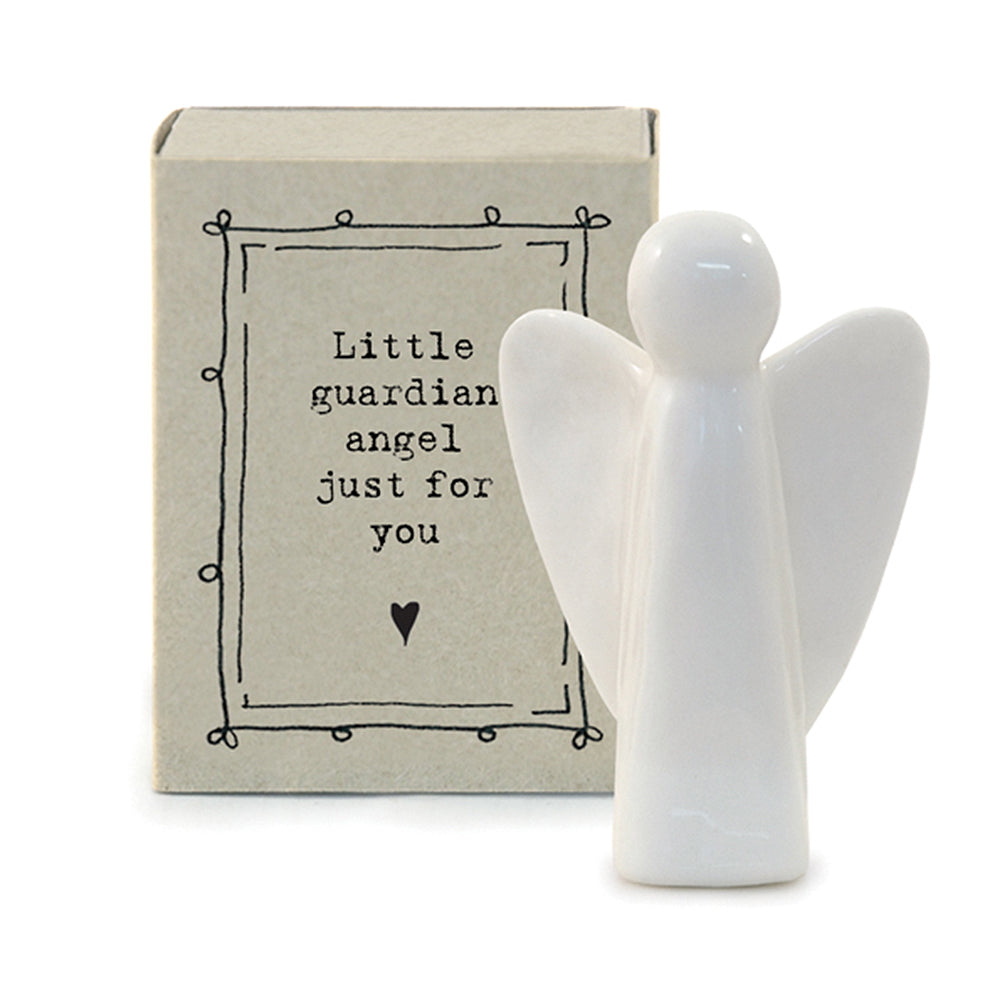 Guardian Angel | Just for You | Ceramic Angel | Matchbox Gift | Cracker Filler