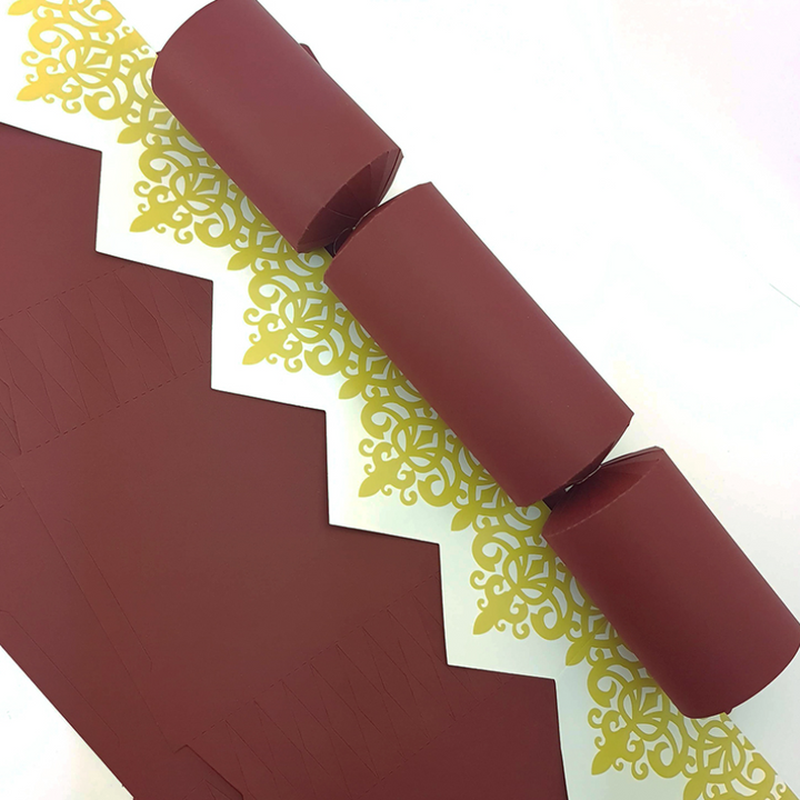 Burgundy Red | Cracker Making DIY Craft Kits | Make Your Own | Eco Recyclable