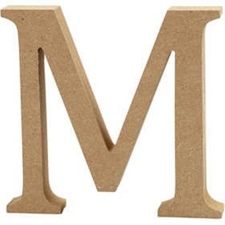 Medium 8cm Wooden MDF Letters, Numbers & Symbols | Wood Shapes for Crafts