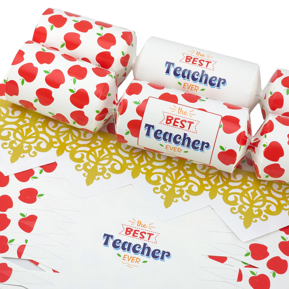 Best Teacher Ever | Cracker Making Craft Kit | Make Your Own | Two Gift Crackers