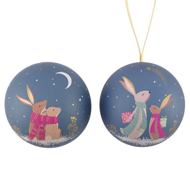 Fillable Tinware Christmas Bauble | Sara Miller | 7cm Wide | Choose a Design