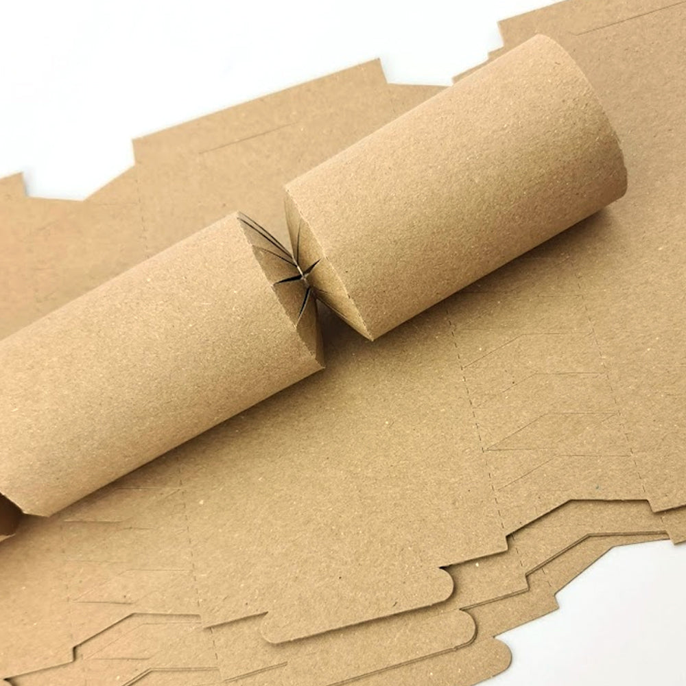 Natural Recycled Kraft | Basic Make & Fill Your Own Crackers | Cracker Craft Kit