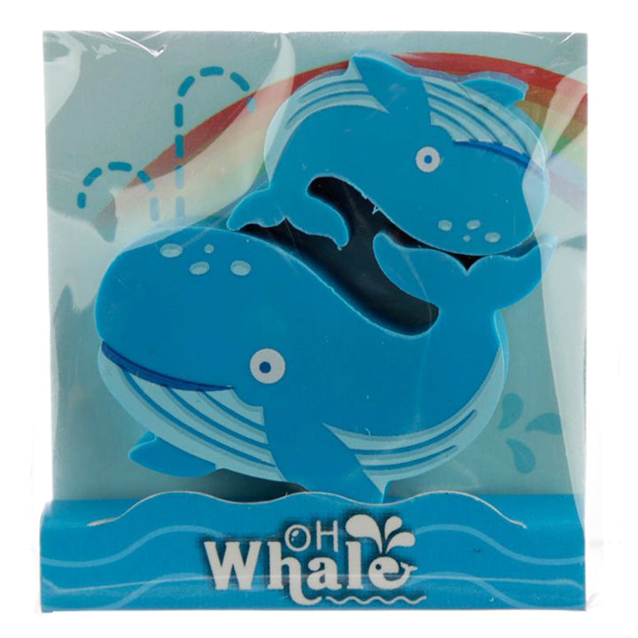 Mini Whale Erasers | Single 2-Part Set | Party Bag Gift | Cracker Filler