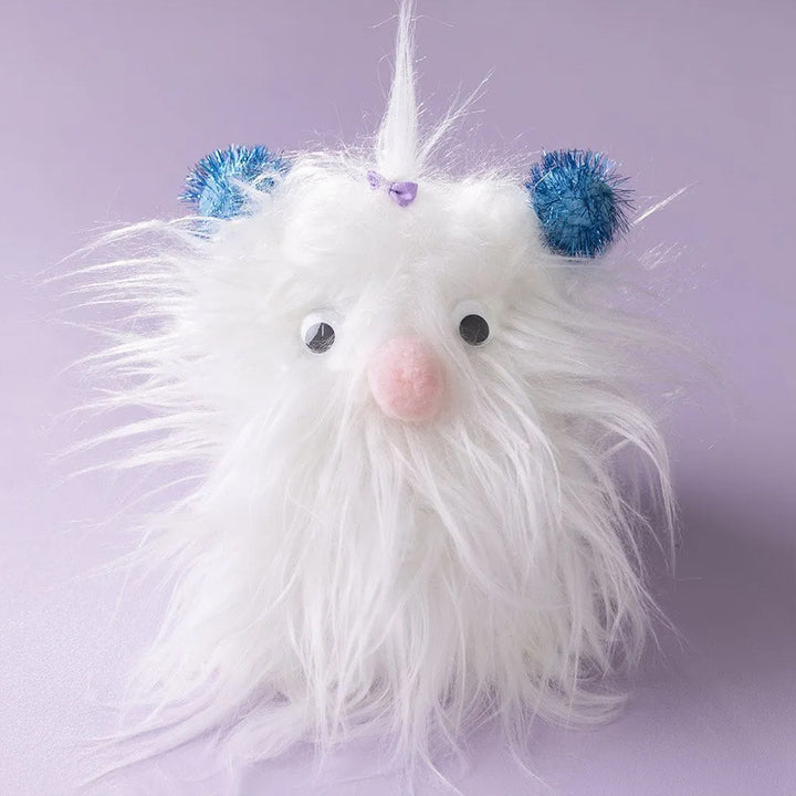 Snowball Monster | Mini Sewing Kit for Kids | Christmas Craft