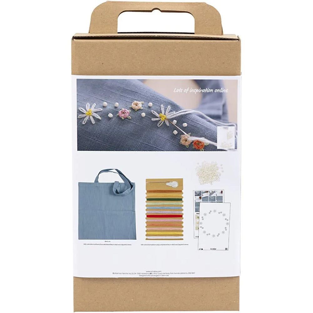 Tote Bag | Embroidery Craft Kit | Complete Boxed Set