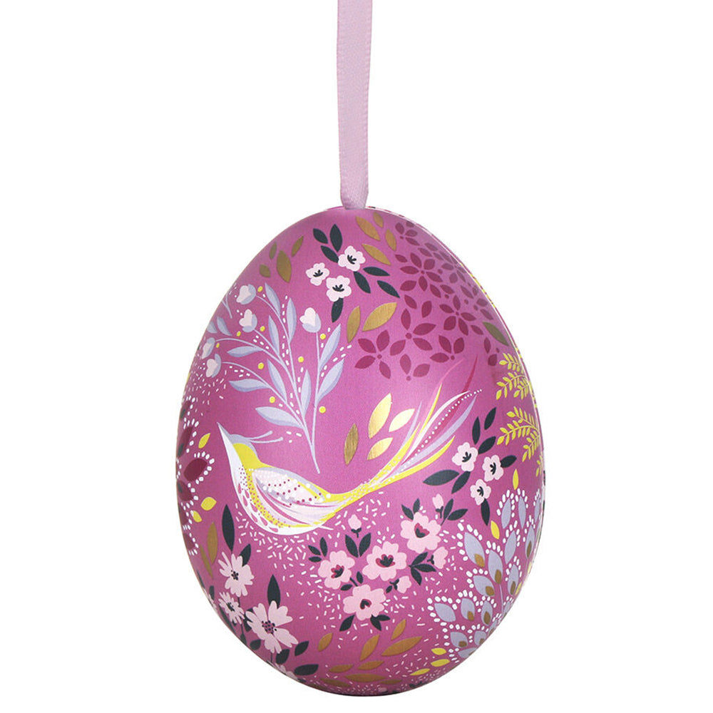 Sara Miller | Two Part Hanging Easter Egg | Fillable Tin | 7cm