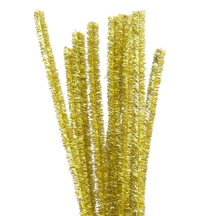 10 Extra Long Pipecleaners | Chenille or Tinsel | 50cm Long | 9mm Wide