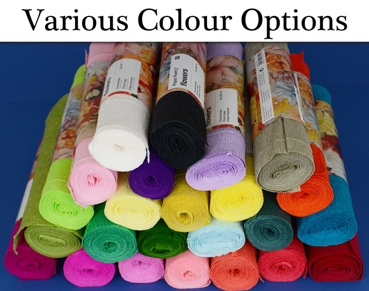 Floristry Crepe Paper Roll for Flower Making Crafts - 25x250cm