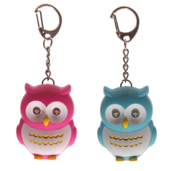 Bright Owl Keyring | Torch & Hooting Sound | Single | Mini Gift | Cracker Filler